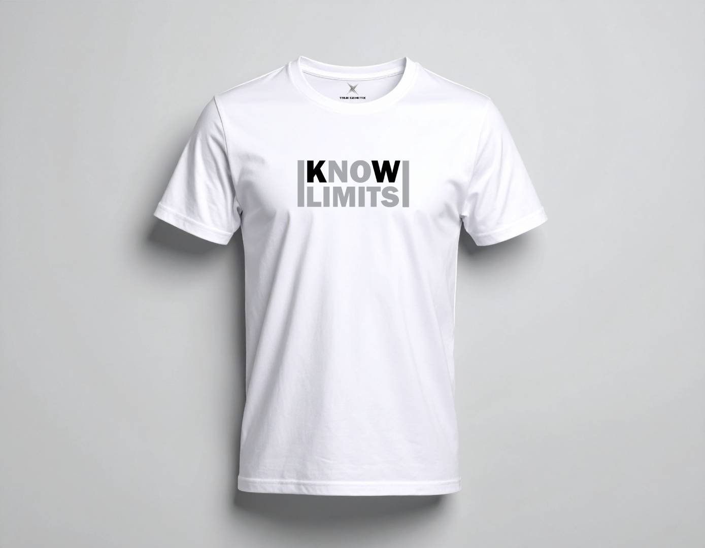 SweatScript White Edition – Graphic Gym Tee